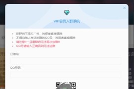 WordPress子比主题 添加VIP会员入群验证弹窗插件