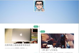 wordpress主题风格时光轴型博客网站源码